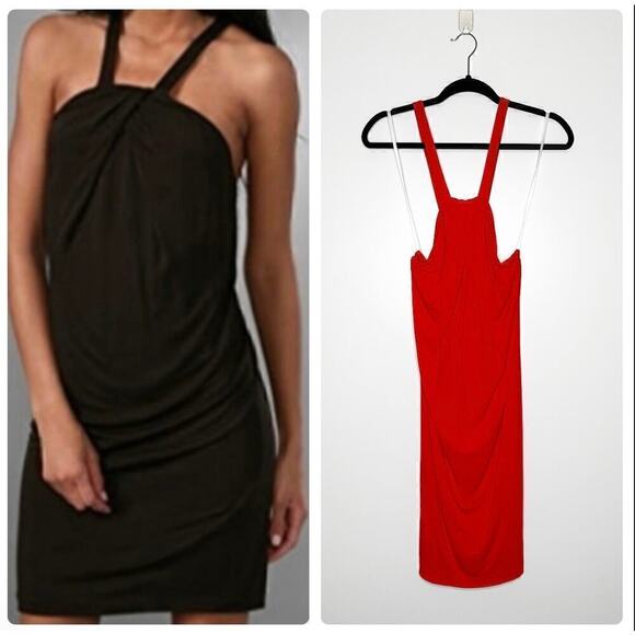 NWT Diane Von Furstenberg Ramia henna Mini Dress Women's Red Size 0 - Picture 1 of 5